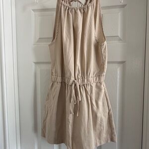 Ci Sono Soft Beige Halter Romper